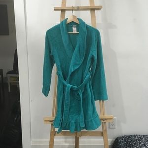 Turquoise Kid Girl Housecoat